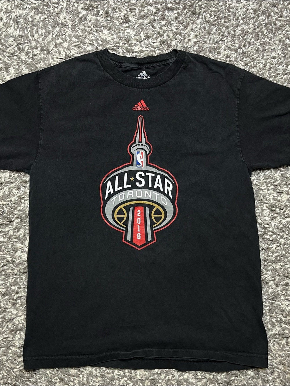 adidas Black All-Star Toronto 2016 Graphic Short Sleeve Tee